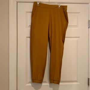 Athleta gold joggers